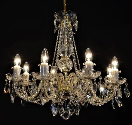 Cut glass crystal chandelier LW142082100G