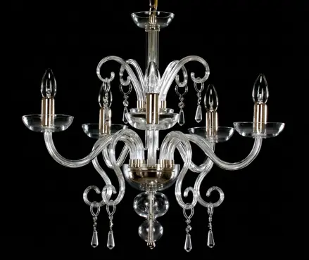 Clear Glass Chandelier AL058