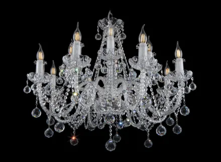 Crystal chandelier EL1018+407PB