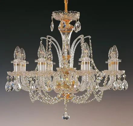 Cut glass crystal chandelier EL630895