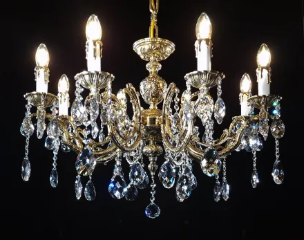 Brass chandelier AL243