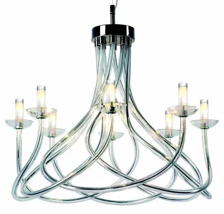 Modern chandelier Tourbillon 8/II. Ni