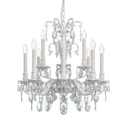 Brass chandelier P4285281RY White*
