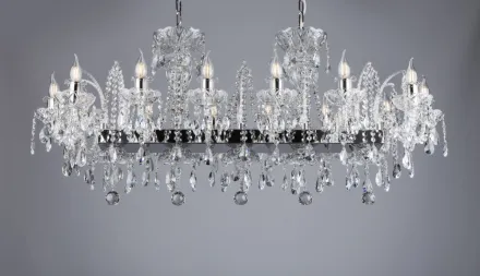 Chandelier crystal modern EL1021402 OVALPB 