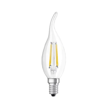 LED bulb E14 flame 4W