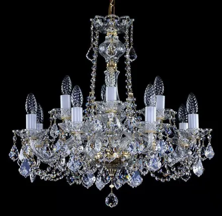 Cut glass crystal chandelier L018CLN