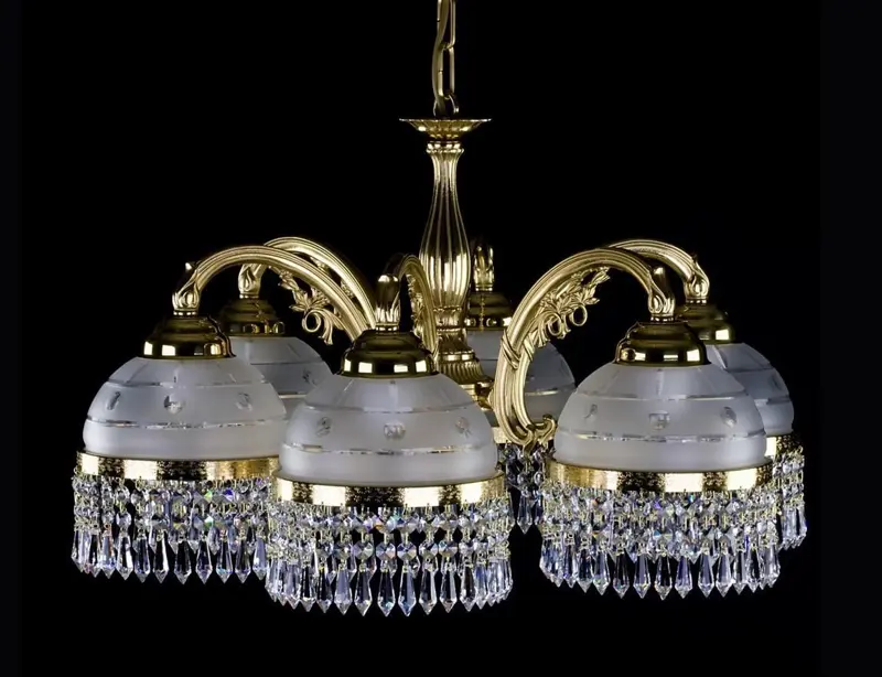 Brass chandelier LA099CLN