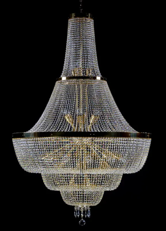 Big chandelier with trimmings L202CLN