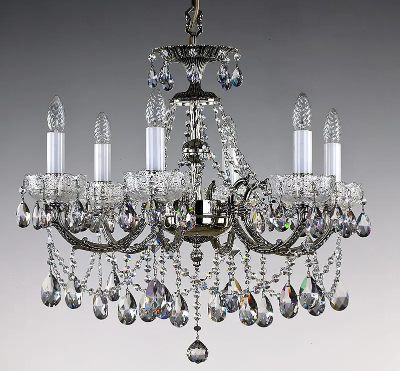 Brass cut crystal chandelier L307CENi 8006*