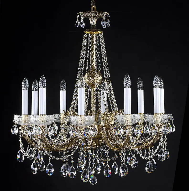 Chandelier cast brass L308CLN