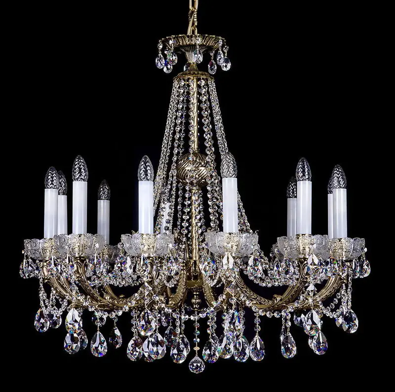 Chandelier cast brass L311CLN
