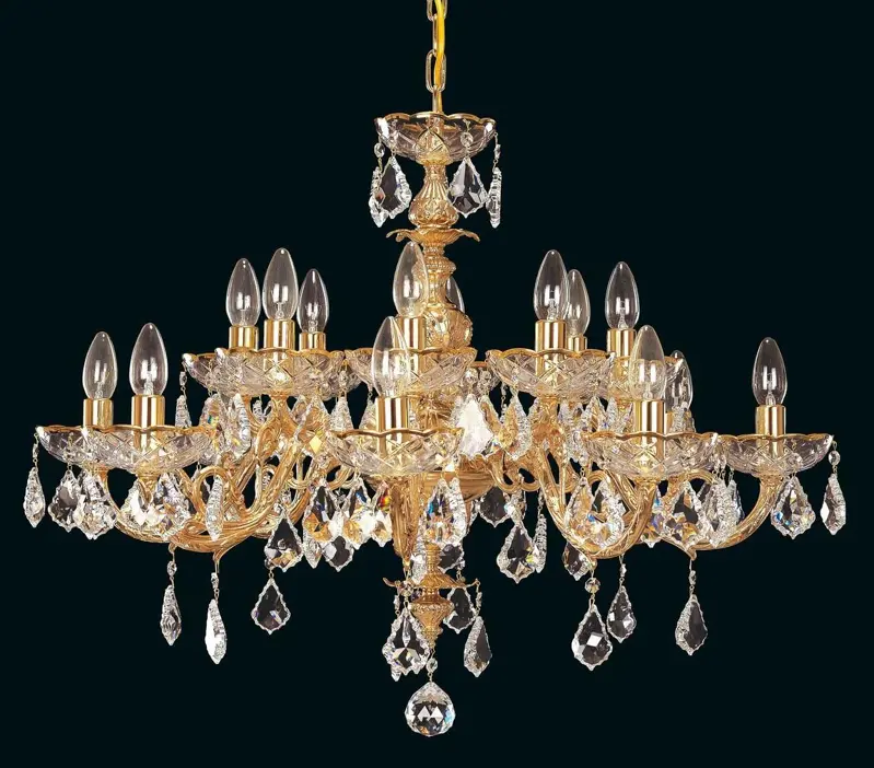 Brass chandelier EL8571604