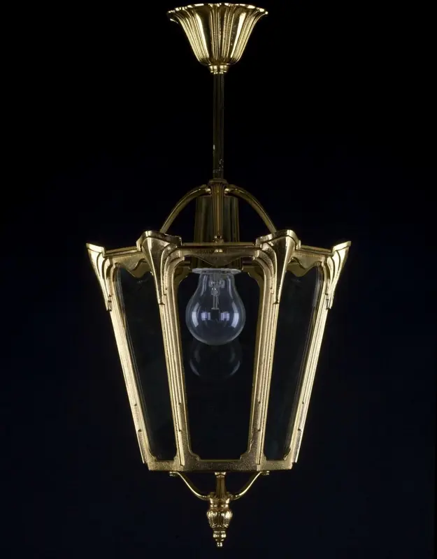 Brass chandelier L382