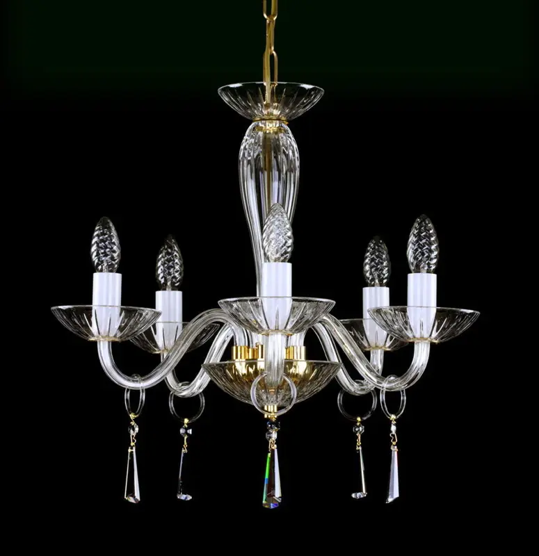 Clear Glass Chandelier L147CE