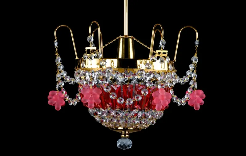 Chandelier with wine trimmings AL136