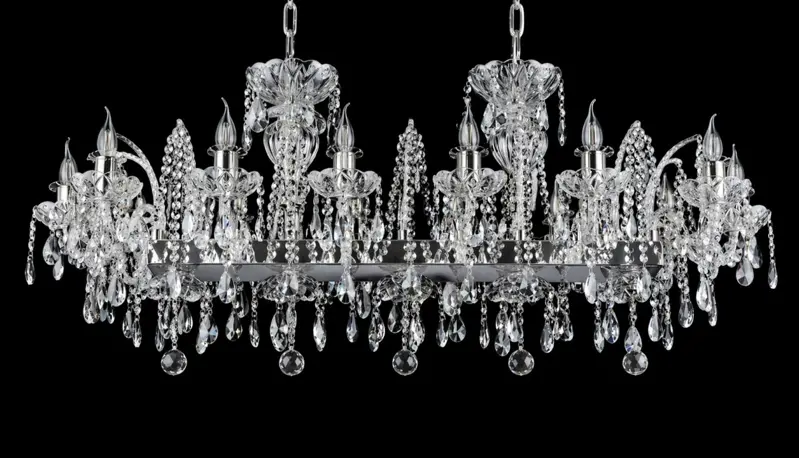 Chandelier crystal modern Bohemia Crystal original EL1021402 OVALPB 