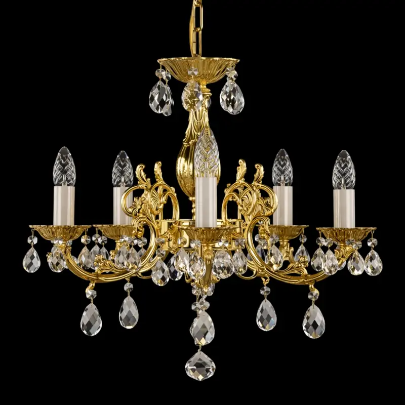 Chandelier cast brass AL092