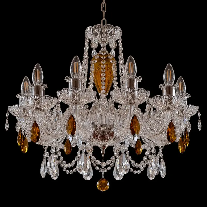Crystal chandelier EL10912202-2Ni