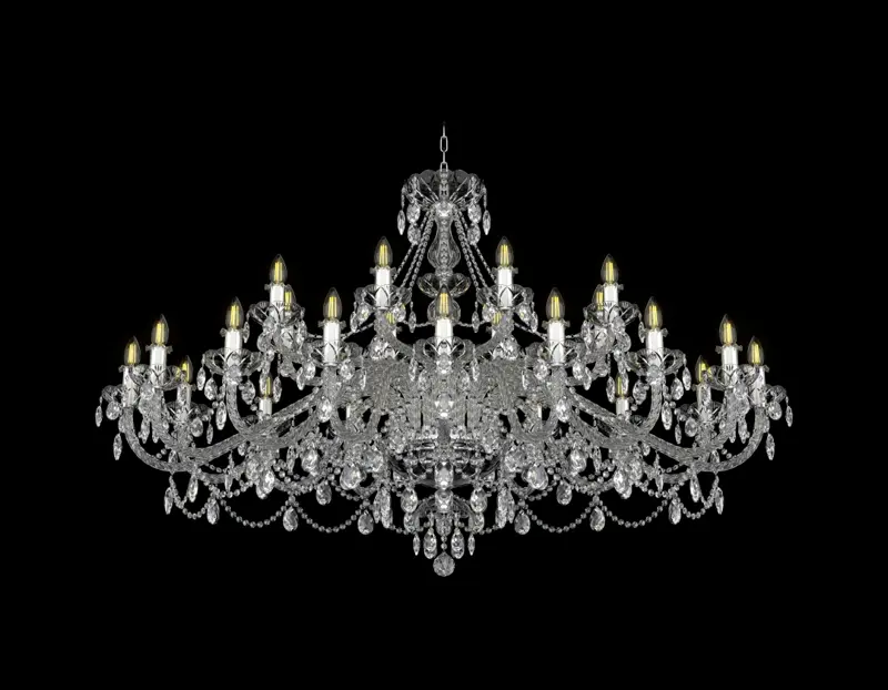 Crystal Chandelier EL10216+8 OVAL PB