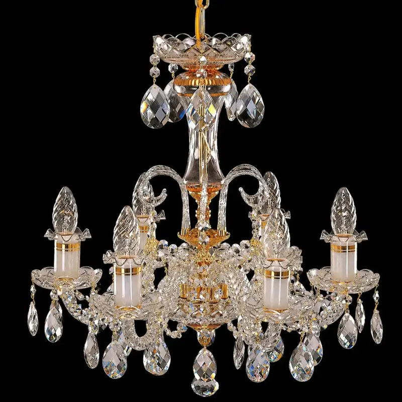 Cut glass crystal chandelier EL630695