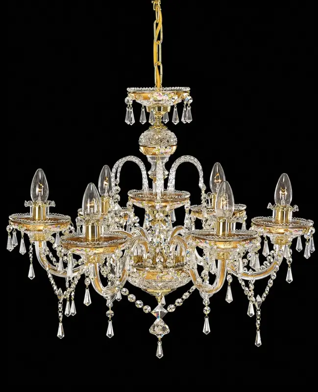 Cut glass crystal chandelier EL650603