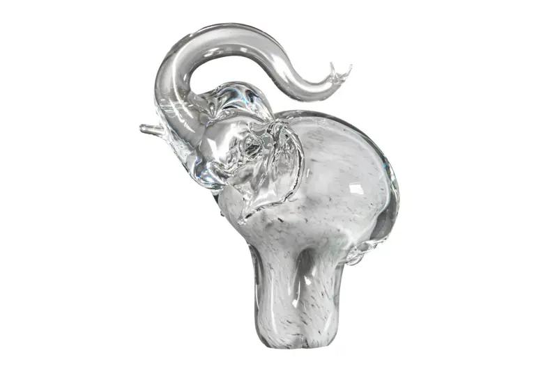 Glass figurine - elephant  JA/SLV/SE