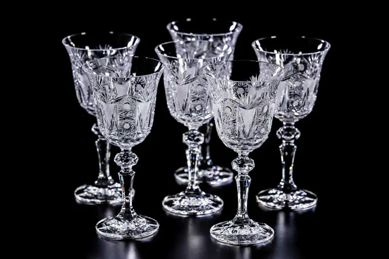Cut wine glasses JKS007