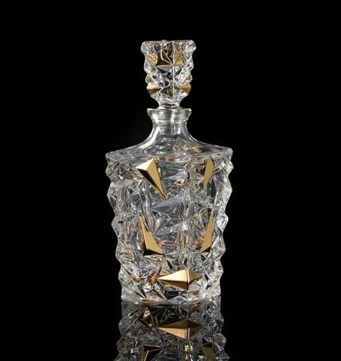 Carafe glass BG15107-01-gold Carafe glass BG15107-01-gold