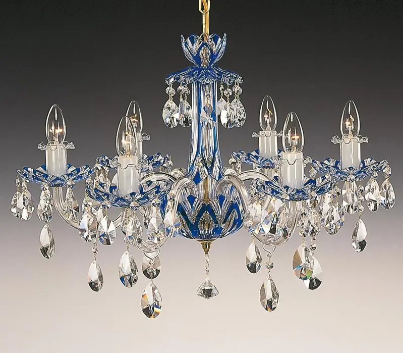 Crystal chandelier blue EL601613 Crystal chandelier blue EL601613