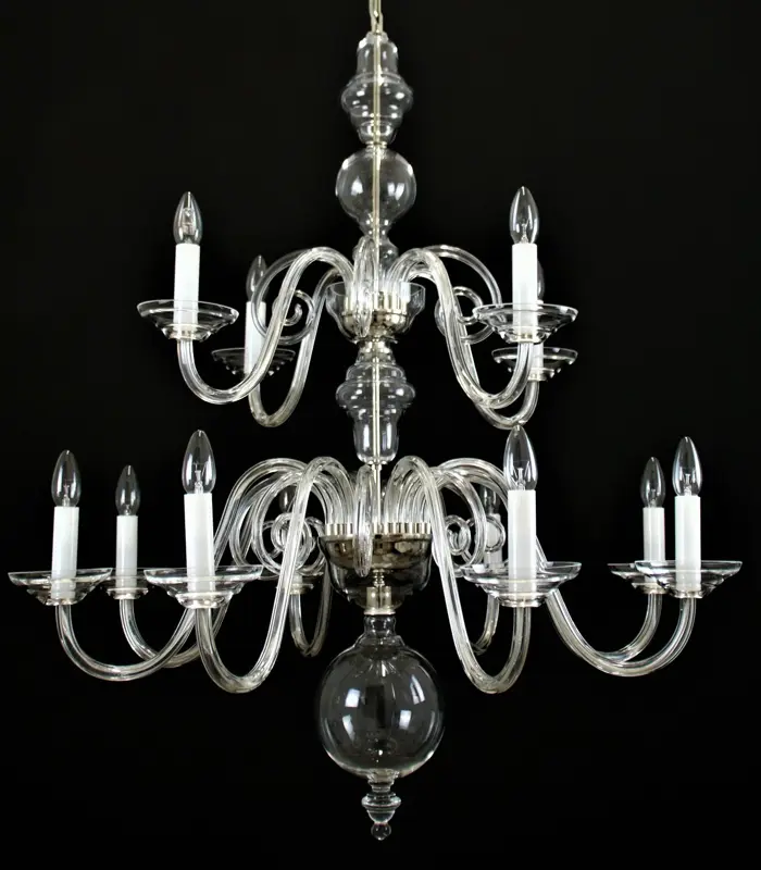 Clear Glass Chandelier LW513120100G Clear Glass Chandelier LW513120100G