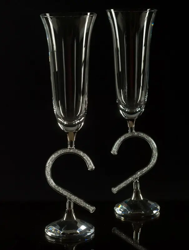 Crystal champagne Glass 2pcs