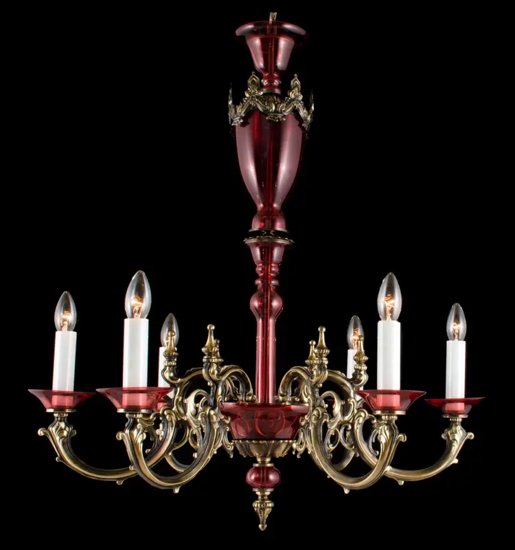Chandelier with metal arms TX950052006 Chandelier with metal arms TX950052006