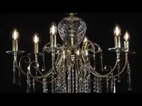 Chandelier - metal arms AL211