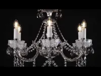 Brass cut crystal chandelier L307CENi 8006
