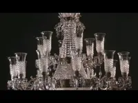Luxurious brass chandelier L16002CLN