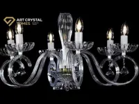 Clear Glass Chandelier EL2246023