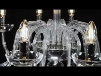 Clear Glass Chandelier AL057