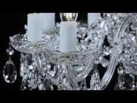 Cut glass crystal chandelier L16056CLN