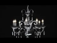 Chandelier crystal black EL619818N
