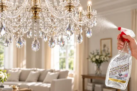 How to easily clean a crystal chandelier?