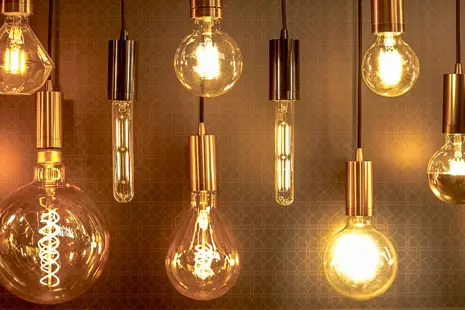 How a light bulb works and what affects its power consumption and intensity