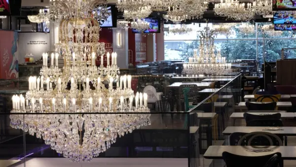 Lighting created with respect for the space