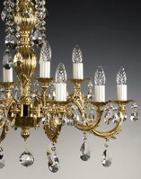 Chandelier cast brass AL093