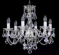 Cut glass crystal chandelier L026CLN