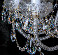 Cut Glass Crystal Chandelier L037CE  - detail 