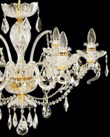 Cut glass crystal chandelier EL665619