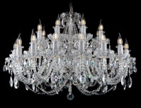 Traditional Crystal Chandeliers EL1022402PB   - silver 
