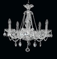  CHANDELIER CRYSTAL EL415502 - silver