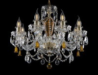 Crystal chandelier EL1098201-2BELLS PB