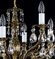 Chandelier brass cast L16144CLN